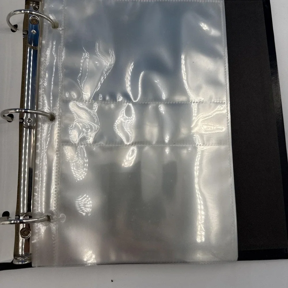 NOS Diamond Collection Italian Bonded Leather Photo Album Holds 300 4x6 Prints